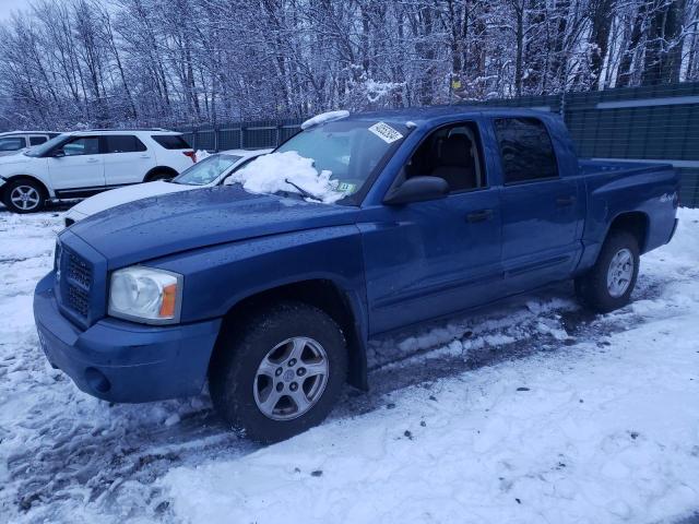 1D7HW48N46S606221 - 2006 DODGE DAKOTA QUAD SLT BLUE photo 1