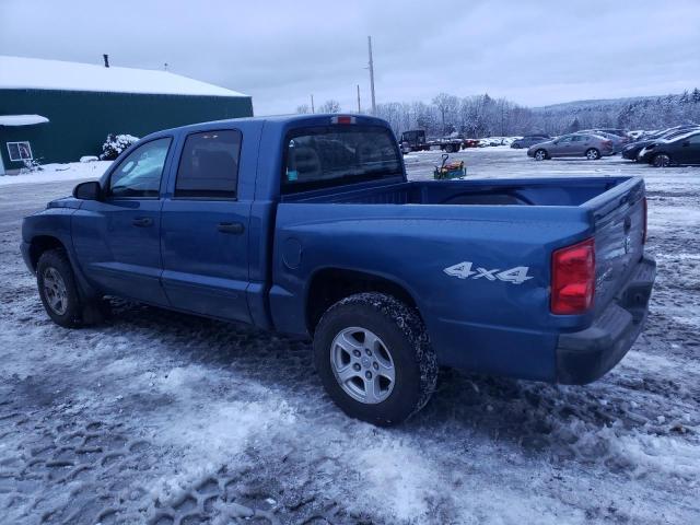 1D7HW48N46S606221 - 2006 DODGE DAKOTA QUAD SLT BLUE photo 2