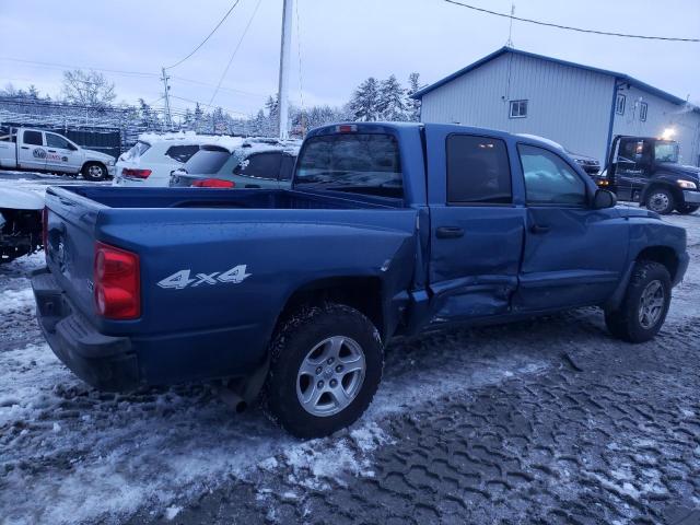 1D7HW48N46S606221 - 2006 DODGE DAKOTA QUAD SLT BLUE photo 3