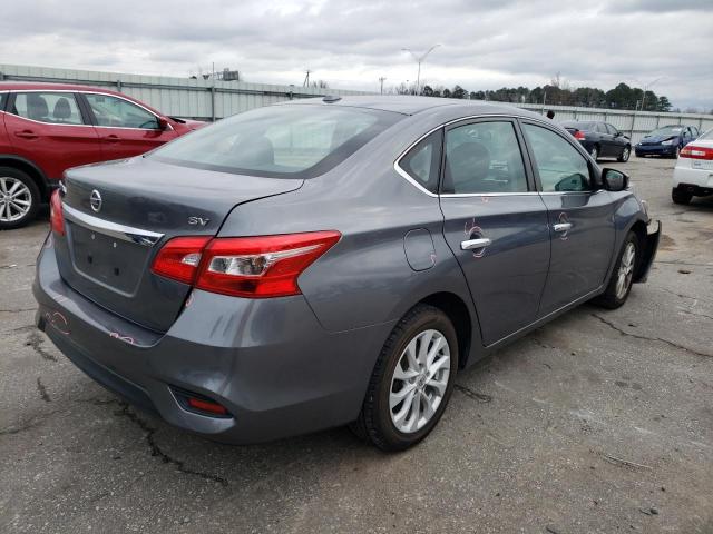 3N1AB7AP3KL613421 - 2019 NISSAN SENTRA S GRAY photo 3