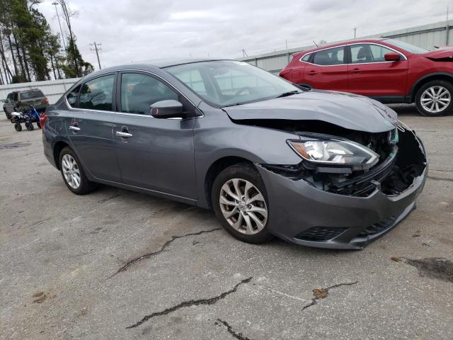 3N1AB7AP3KL613421 - 2019 NISSAN SENTRA S GRAY photo 4