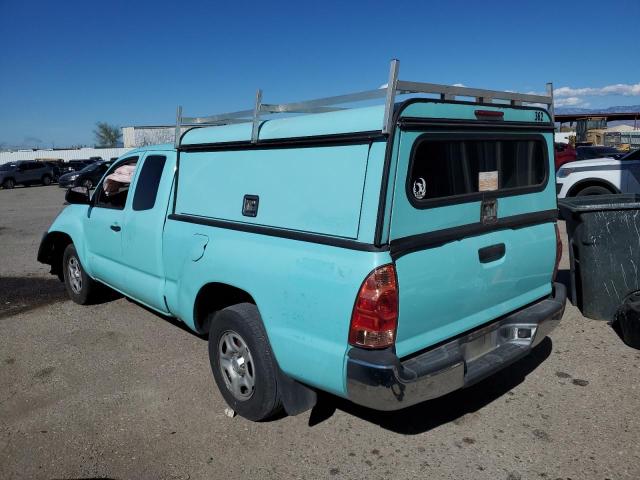 5TFTX4CN2FX066072 - 2015 TOYOTA TACOMA ACCESS CAB TURQUOISE photo 2