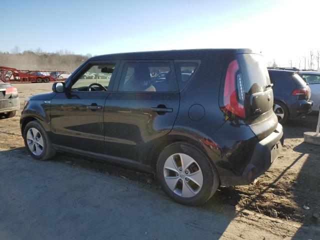 KNDJN2A24F7198521 - 2015 KIA SOUL BLACK photo 2