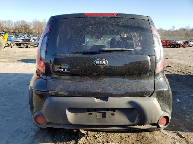 KNDJN2A24F7198521 - 2015 KIA SOUL BLACK photo 6