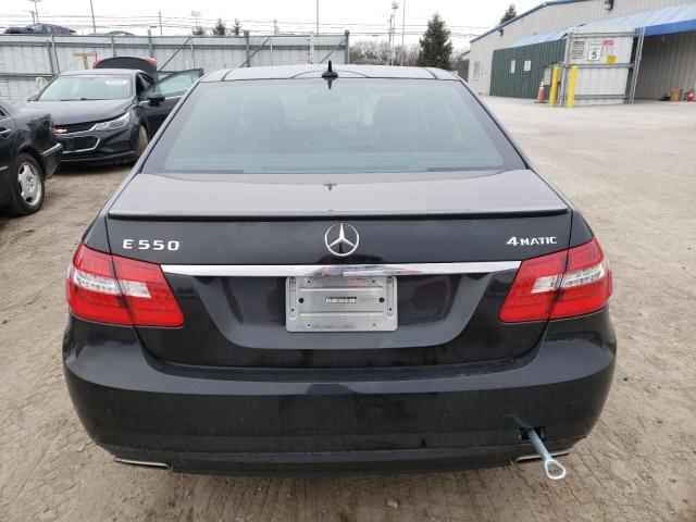 WDDHF9AB9BA445183 - 2011 MERCEDES-BENZ E 550 4MATIC BLACK photo 6