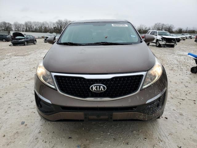 KNDPB3AC6E7557433 - 2014 KIA SPORTAGE BASE BROWN photo 5