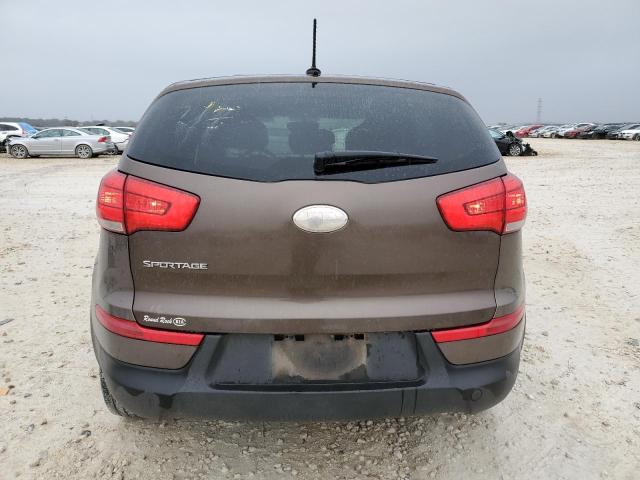 KNDPB3AC6E7557433 - 2014 KIA SPORTAGE BASE BROWN photo 6