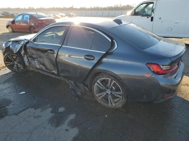 3MW5R1J01M8B50319 - 2021 BMW 330I GRAY photo 2