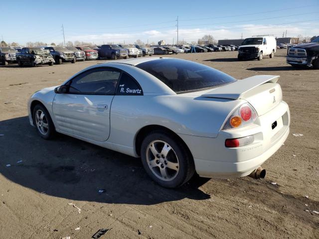 4A3AC44G03E181616 - 2003 MITSUBISHI ECLIPSE GS WHITE photo 2