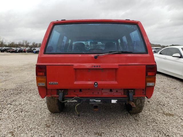 1J4FT28S3SL515816 - 1995 JEEP CHEROKEE SE RED photo 6