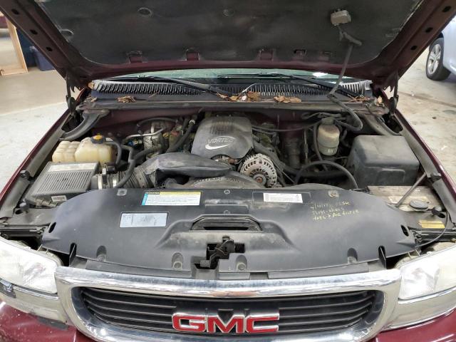 1GTGK29U31Z161627 - 2001 GMC NEW SIERRA K2500 BURGUNDY photo 11