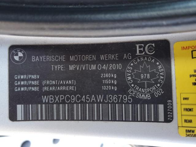 WBXPC9C45AWJ36795 - 2010 BMW X3 XDRIVE30I SILVER photo 12
