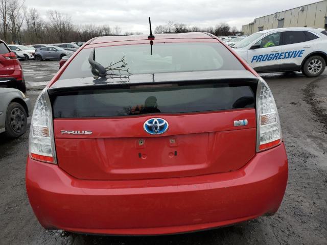 JTDKN3DU0A0052013 - 2010 TOYOTA PRIUS RED photo 6