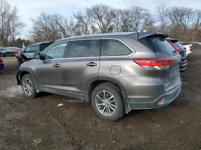 5TDJZRFH7KS953882 - 2019 TOYOTA HIGHLANDER SE BROWN photo 2