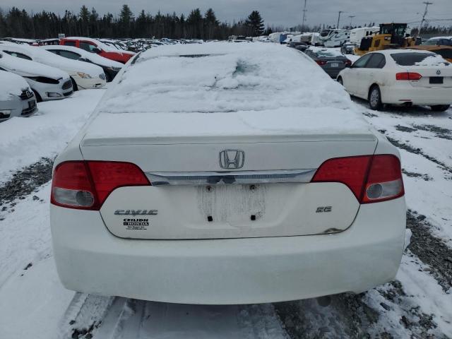 2HGFA1F06BH012335 - 2011 HONDA CIVIC EXL WHITE photo 6