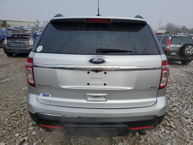 1FMHK8F89CGA19226 - 2012 FORD EXPLORER LIMITED SILVER photo 6