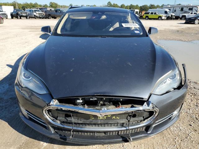 5YJSA1H16EFP52948 - 2014 TESLA MODEL S GRAY photo 5