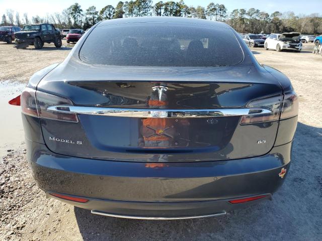 5YJSA1H16EFP52948 - 2014 TESLA MODEL S GRAY photo 6