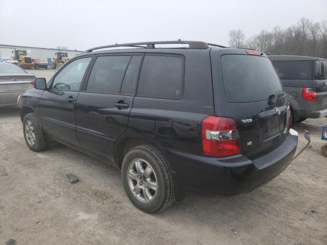 JTEDP21A640033716 - 2004 TOYOTA HIGHLANDER BASE أسود صورة 2