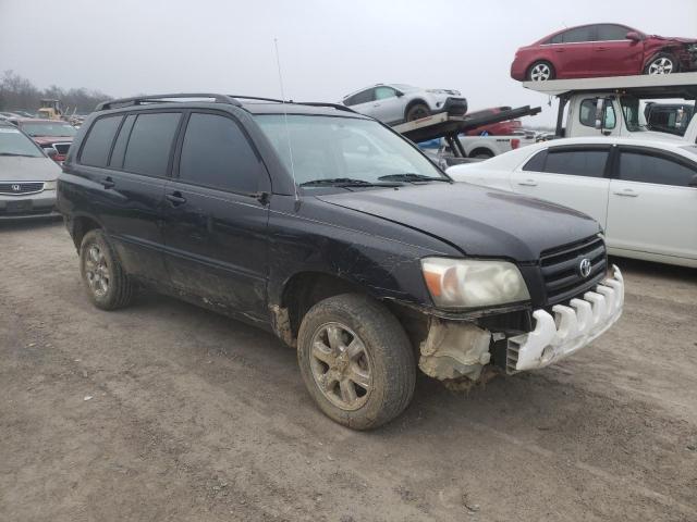 JTEDP21A640033716 - 2004 TOYOTA HIGHLANDER BASE أسود صورة 4