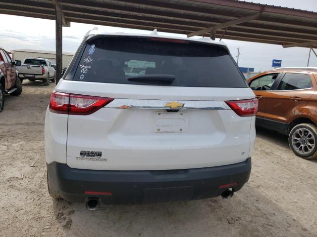 1GNERHKWXJJ266236 - 2018 CHEVROLET TRAVERSE LT WHITE photo 6