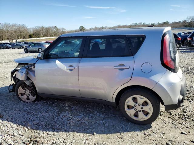 KNDJN2A2XF7771227 - 2015 KIA SOUL SILVER photo 2