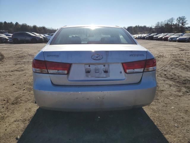 5NPET46C36H129061 - 2006 HYUNDAI SONATA GL SILVER photo 6