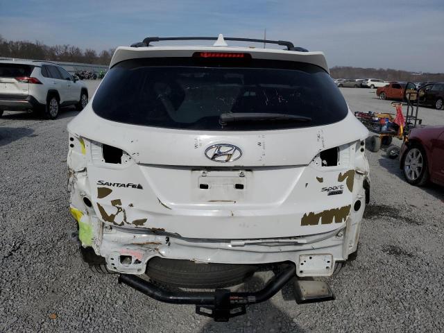 5NMZUDLB5HH013421 - 2017 HYUNDAI SANTA FE S WHITE photo 6