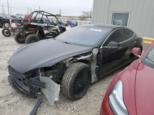 5YJSA1E46KF331936 - 2019 TESLA MODEL S Սև լուսանկար 1