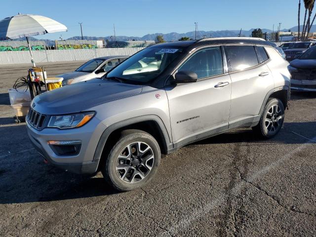 3C4NJDDB3KT780314 - 2019 JEEP COMPASS TRAILHAWK SILVER photo 1