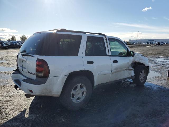 1GNDT13S022375333 - 2006 CHEVROLET TRAILBLAZE WHITE photo 3