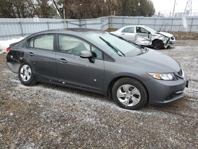 2HGFB2F49DH031728 - 2013 HONDA CIVIC LX GRAY photo 4