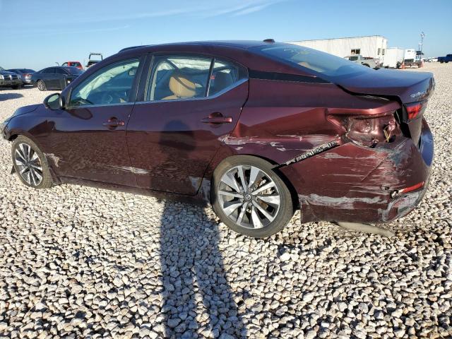 3N1AB8CVXLY218710 - 2020 NISSAN SENTRA SV MAROON photo 2