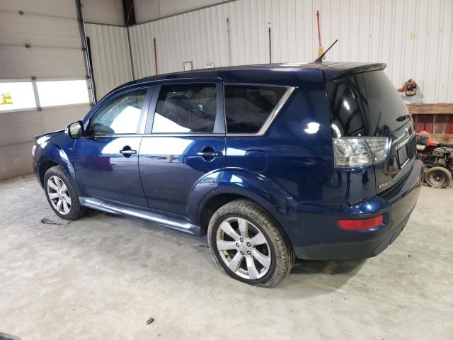 JA4JS4AX4BU009355 - 2011 MITSUBISHI OUTLANDER XLS BLUE photo 2