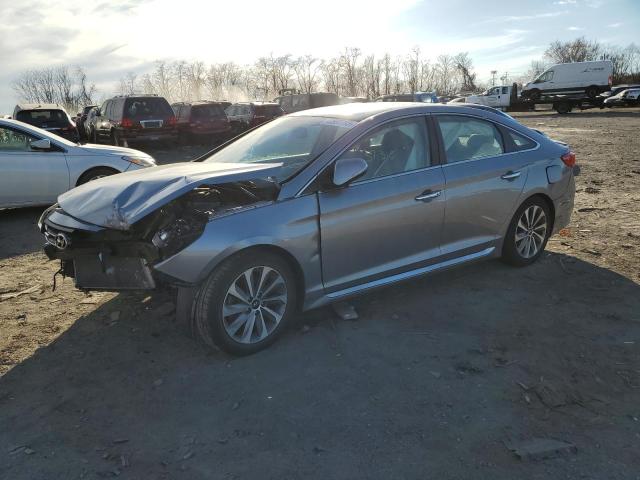 5NPE34AF4FH086691 - 2015 HYUNDAI SONATA SPORT SILVER photo 1