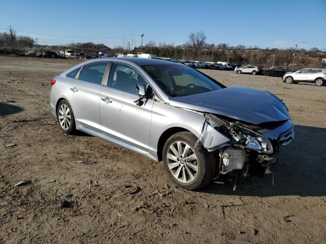 5NPE34AF4FH086691 - 2015 HYUNDAI SONATA SPORT SILVER photo 4