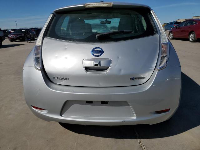 JN1AZ0CP5CT023105 - 2012 NISSAN LEAF SV SILVER photo 6