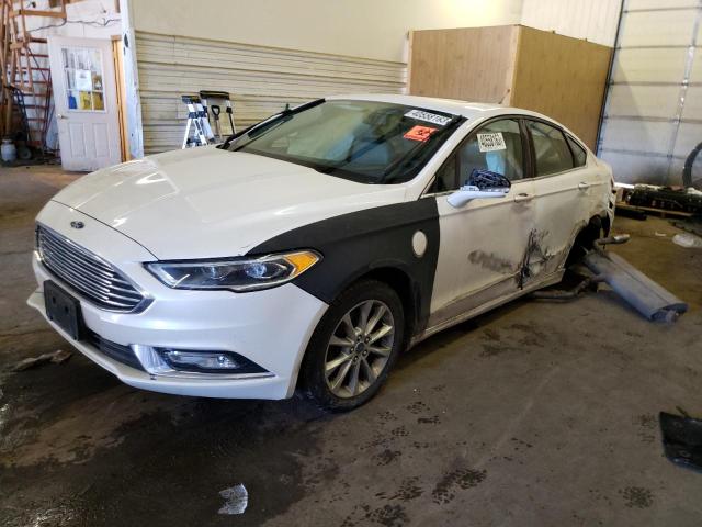 3FA6P0PU6HR269765 - 2017 FORD FUSION SE PHEV WHITE photo 1