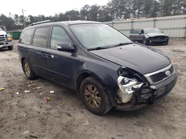 KNDMG4C7XC6458420 - 2012 KIA SEDONA LX GRAY photo 4