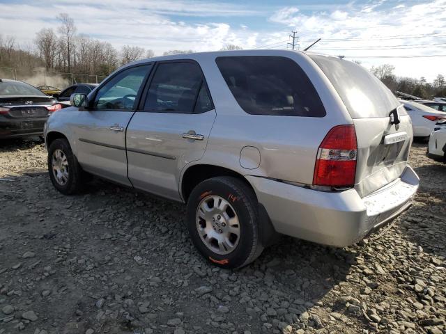 2HNYD18431H500374 - 2001 ACURA MDX SILVER photo 2