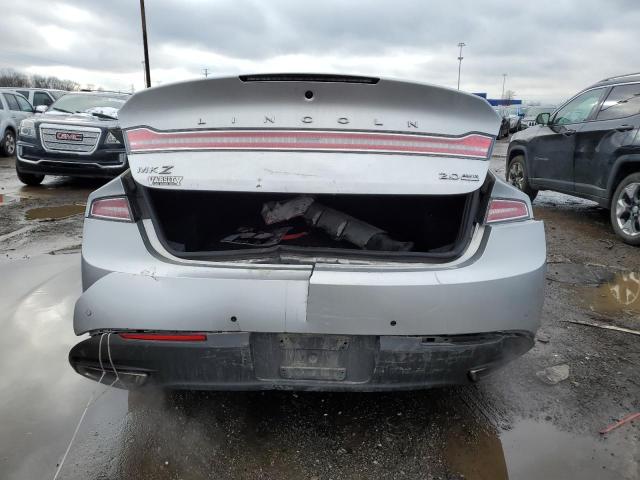 3LN6L2J92DR805459 - 2013 LINCOLN MKZ SILVER photo 6