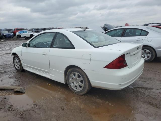 1HGEM22983L003928 - 2003 HONDA CIVIC EX WHITE photo 2