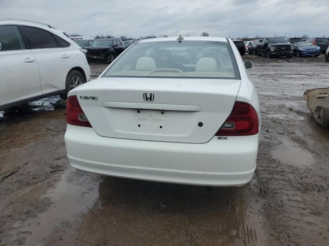 1HGEM22983L003928 - 2003 HONDA CIVIC EX WHITE photo 6