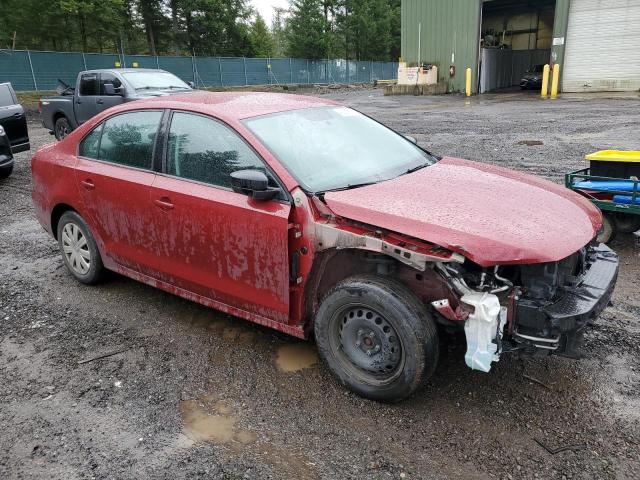 3VW267AJ4GM224576 - 2016 VOLKSWAGEN JETTA S RED photo 4