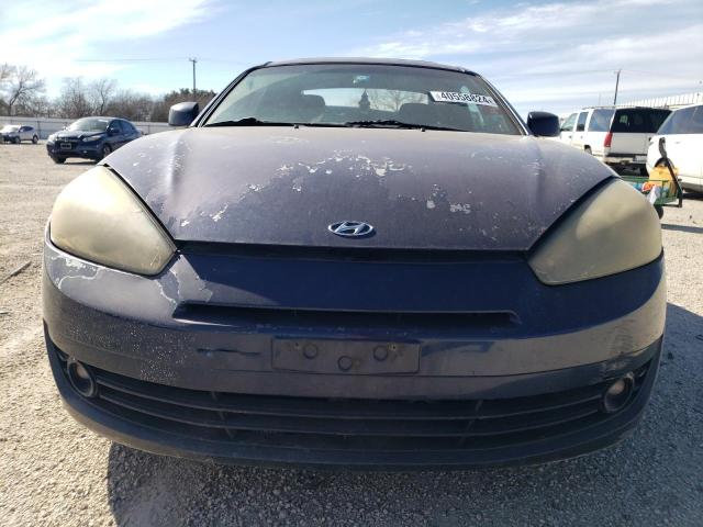 KMHHM66D97U252025 - 2007 HYUNDAI TIBURON GS BLUE photo 5