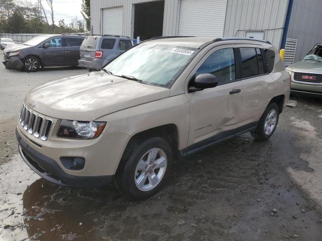 1C4NJCBA0GD805087 - 2016 JEEP COMPASS SPORT TAN photo 1