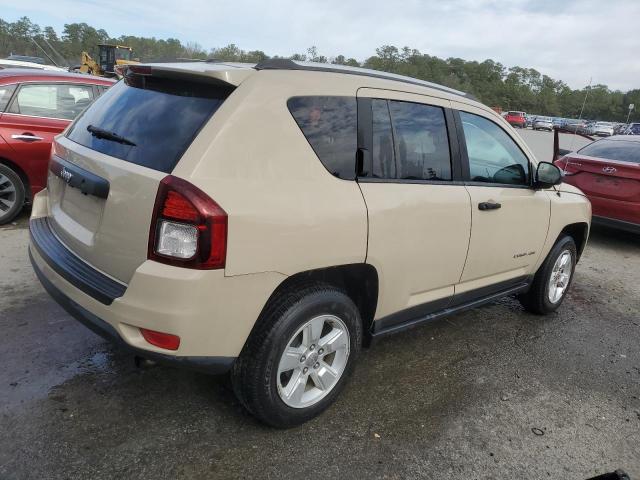 1C4NJCBA0GD805087 - 2016 JEEP COMPASS SPORT TAN photo 3