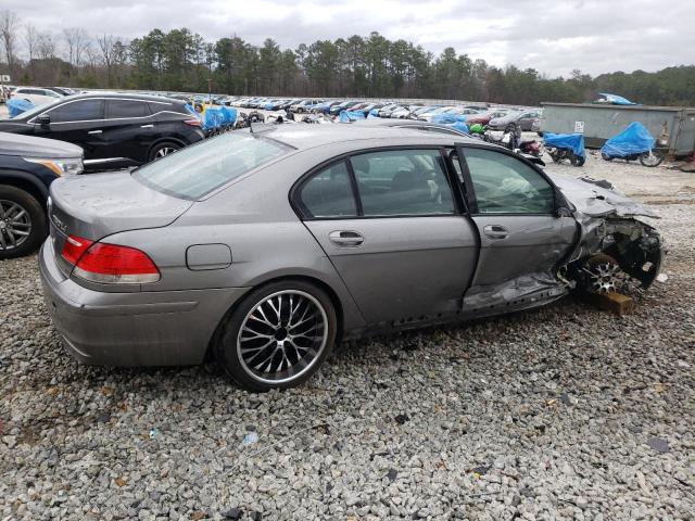 WBAHN83557DT76333 - 2007 BMW 750 GRAY photo 3