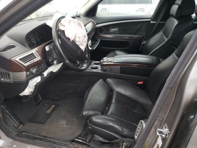 WBAHN83557DT76333 - 2007 BMW 750 GRAY photo 7