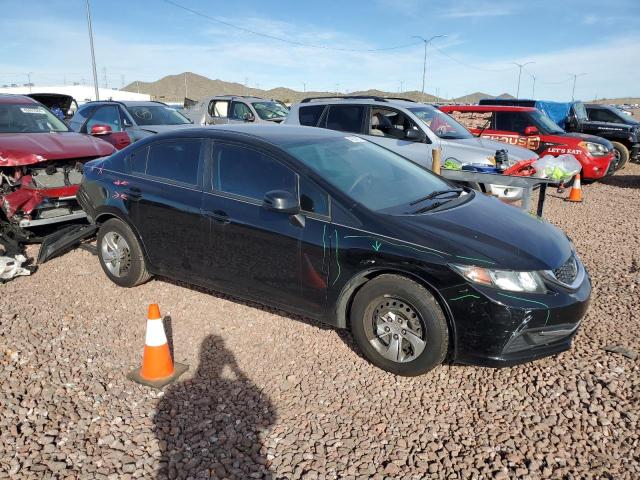 2HGFB2F50DH518082 - 2013 HONDA CIVIC LX BLACK photo 4